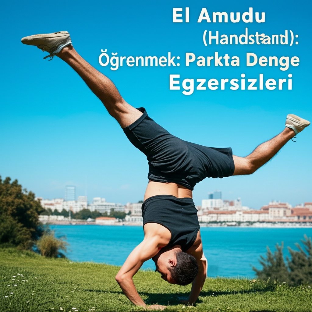 El Amudu (Handstand) Öğrenmek: Parkta Denge Egzersizleri